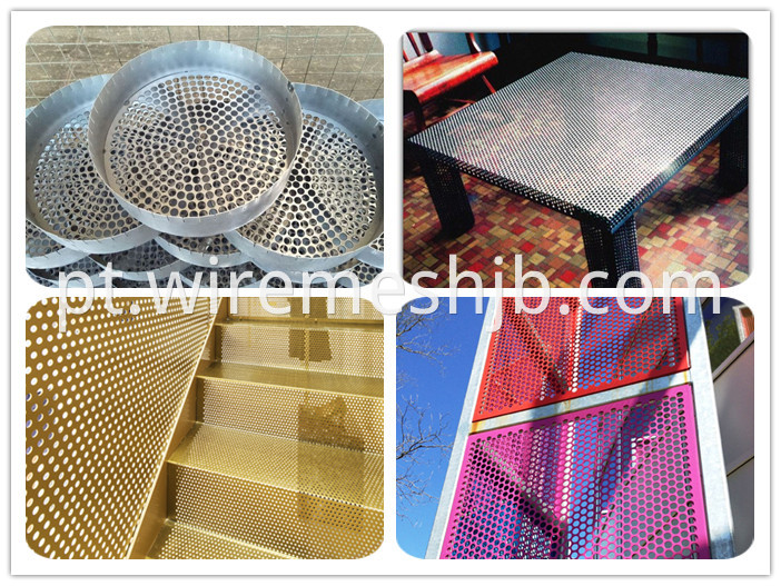 Perforated metal netting